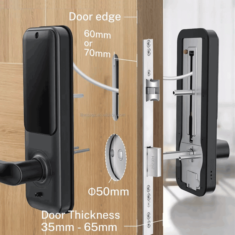 Încuietoare inteligentă H3B-TWM – Acces smart cu videointerfon și amprentă | TTLock