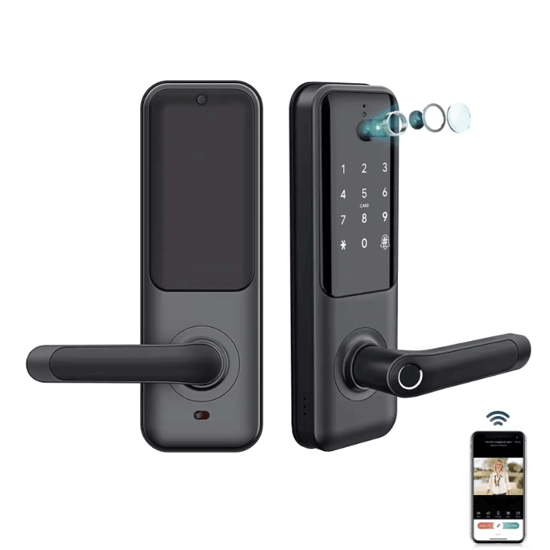 Încuietoare inteligentă H3B-TWM – Acces smart cu videointerfon și amprentă | TTLock